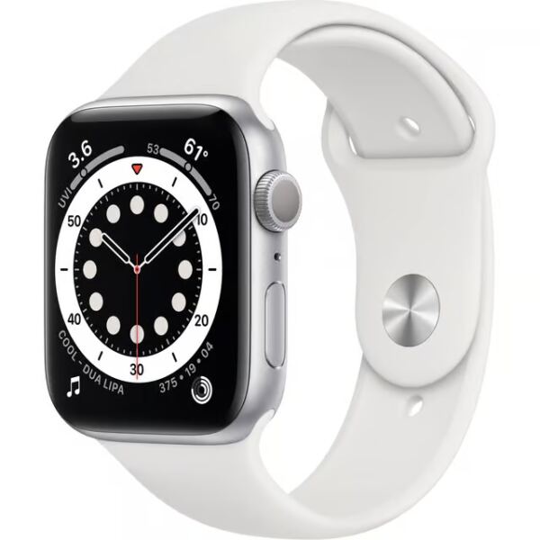 Apple Watch Series 6 GPS 44mm Alumínio Prateado - Ligatu