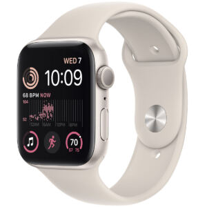 Apple Watch Series 7 GPS + Cellular 5G 45mm Aço Silver c/ Bracelete Loop  Milanesa