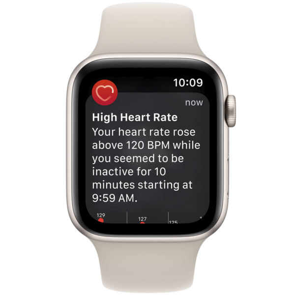 Apple Watch Series 6 GPS 44mm Alumínio Prateado - Ligatu